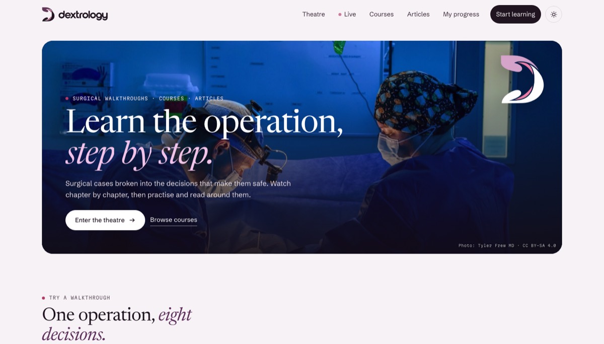 The Dextrology home page